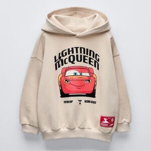 NWOT Zara Lightning McQueen Hoodie
